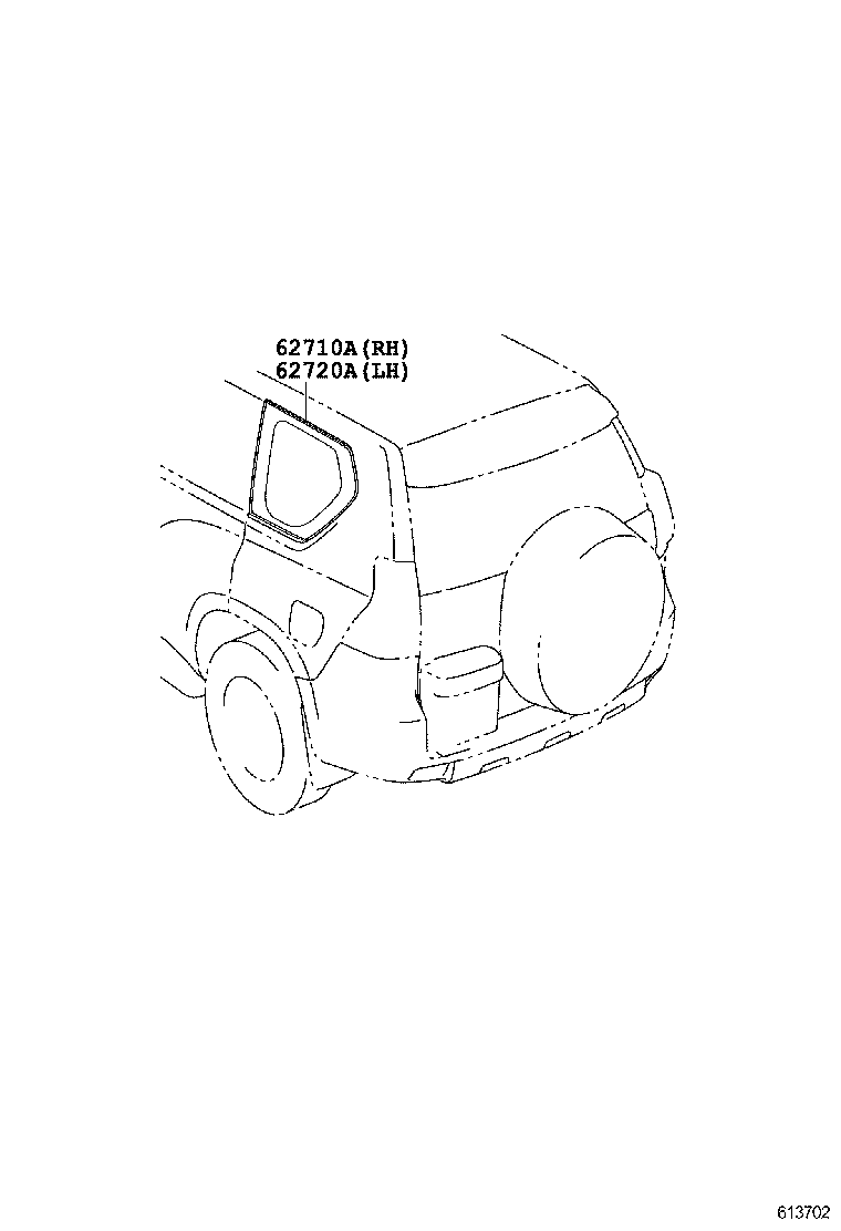  LAND CRUISER PRADO |  SIDE WINDOW