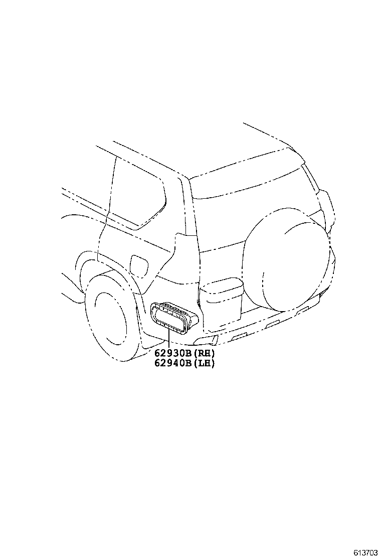  LAND CRUISER PRADO |  REAR VENTILATOR ROOF VENTILATOR
