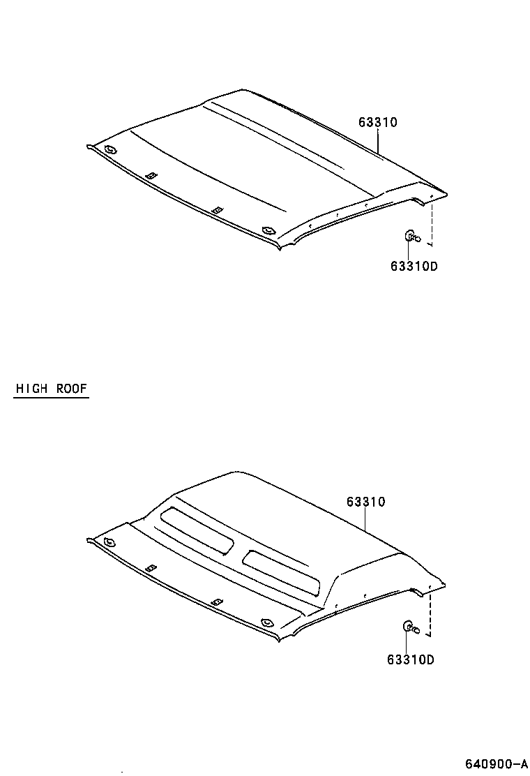  DYNA |  ROOF HEADLINING SILENCER PAD