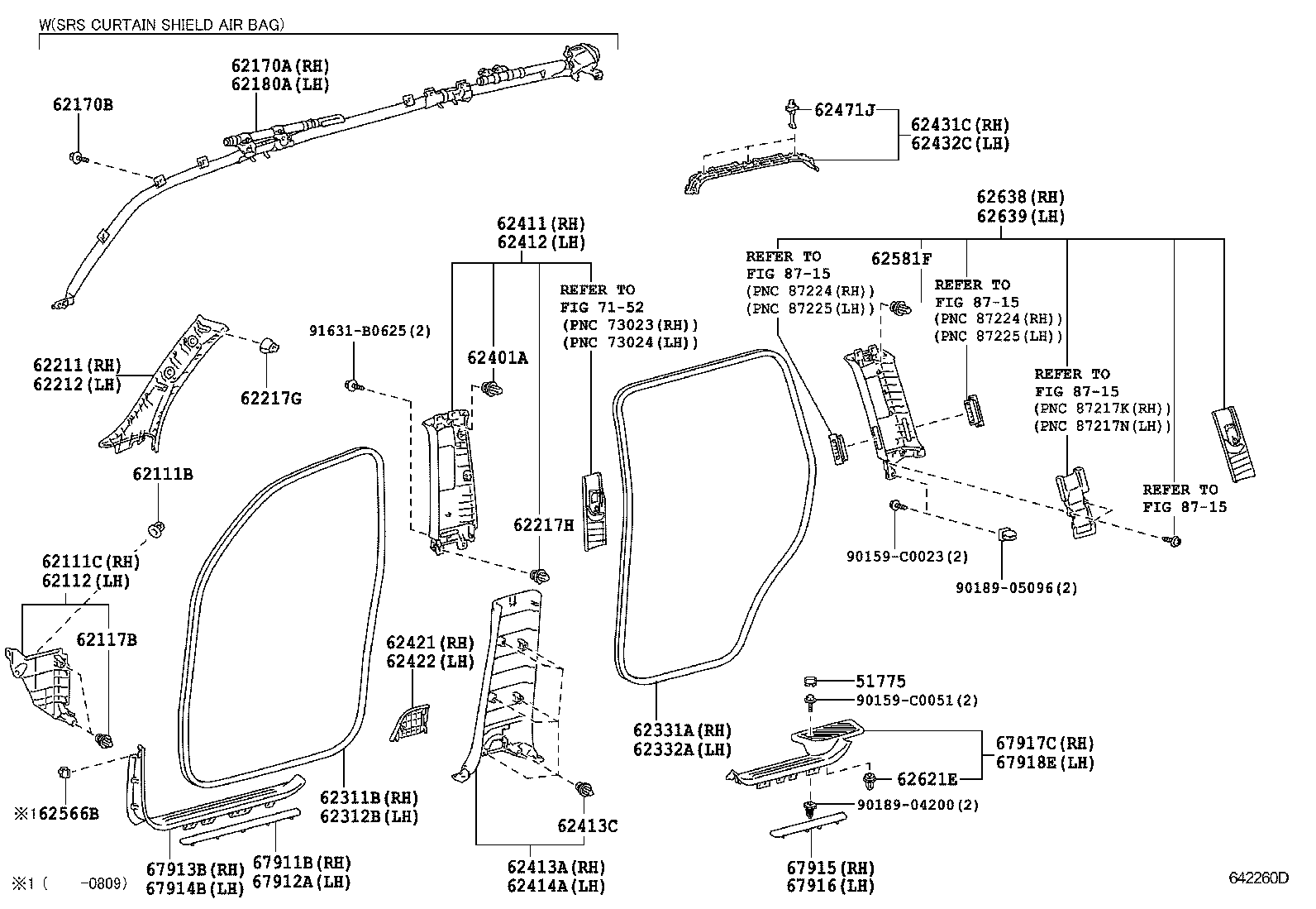  LAND CRUISER CHINA |  INSIDE TRIM BOARD