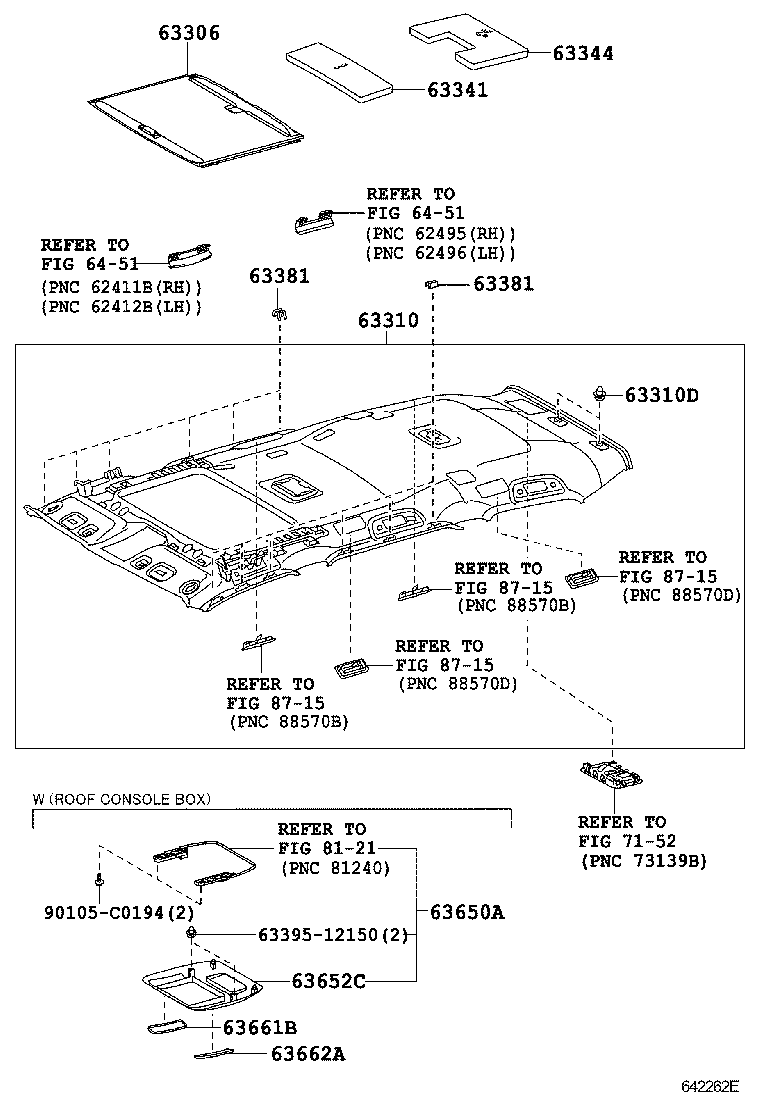  LAND CRUISER CHINA |  ROOF HEADLINING SILENCER PAD
