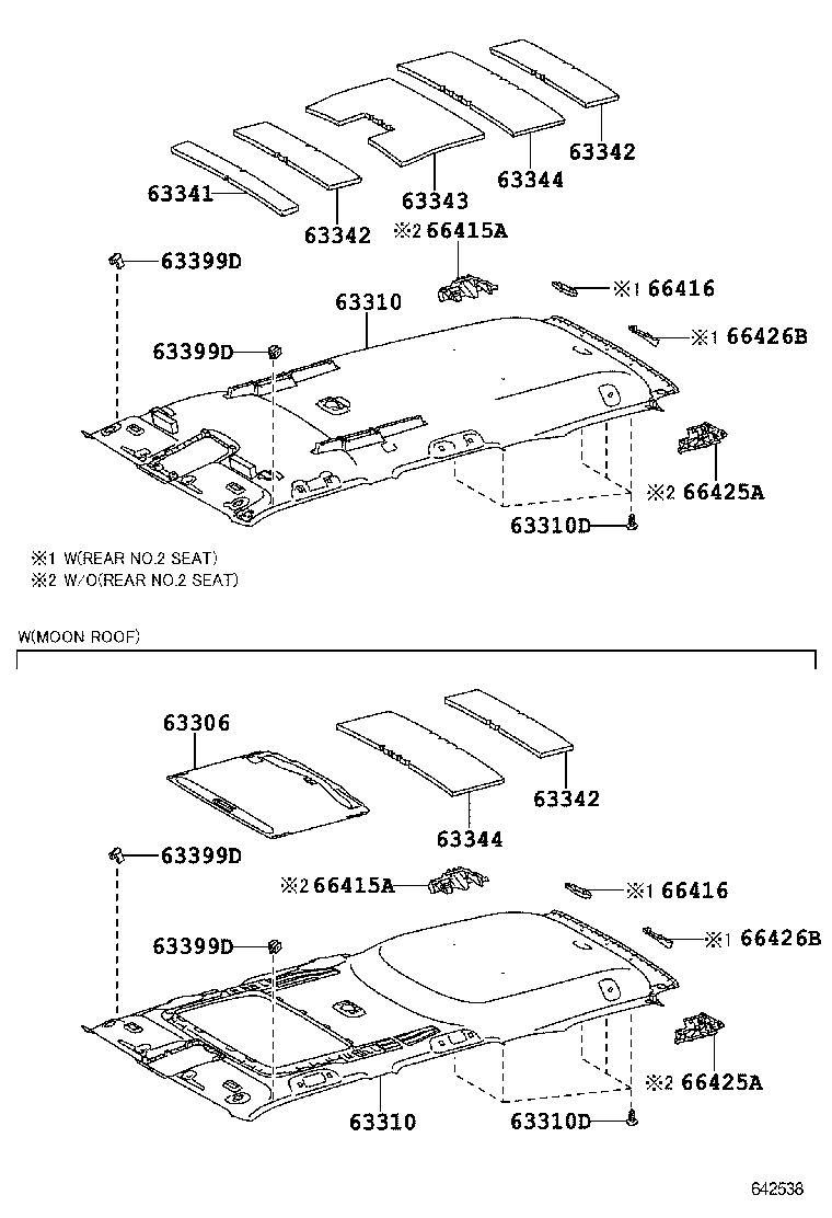  4RUNNER |  ROOF HEADLINING SILENCER PAD