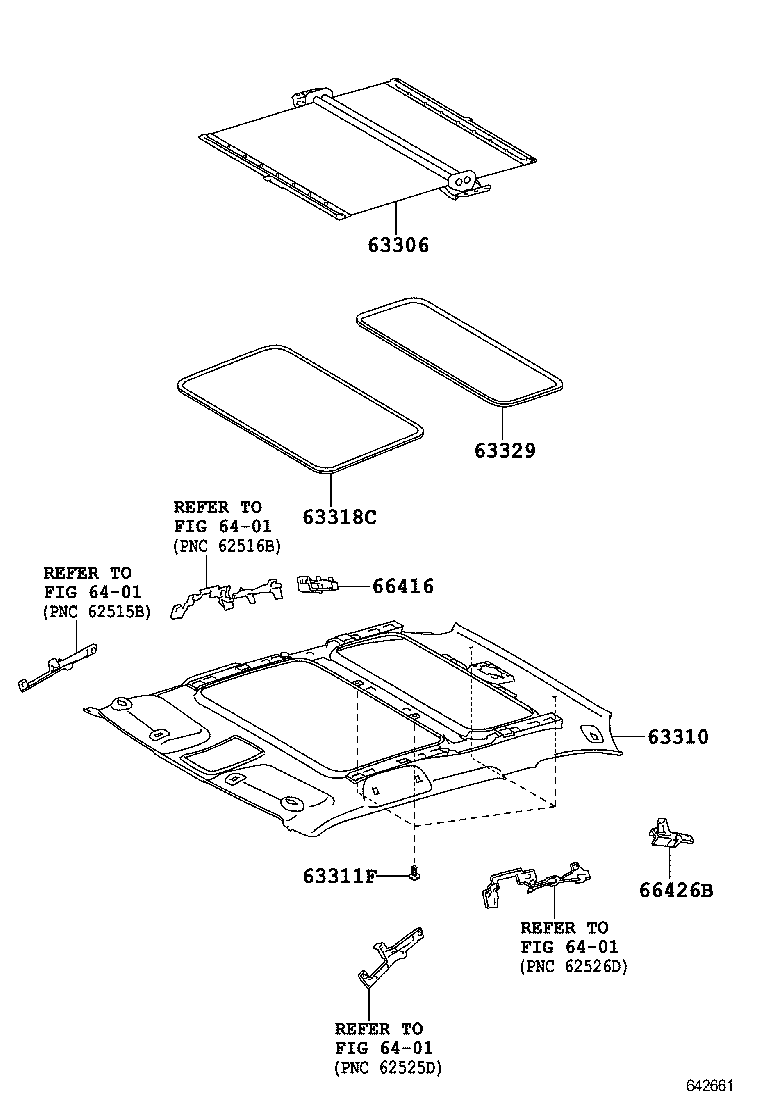  ZELAS |  ROOF HEADLINING SILENCER PAD