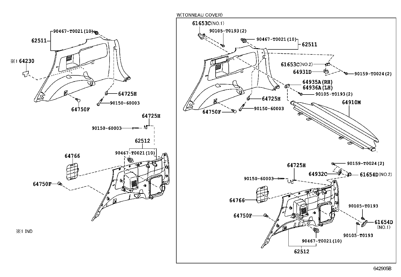  FORTUNER |  INSIDE TRIM BOARD