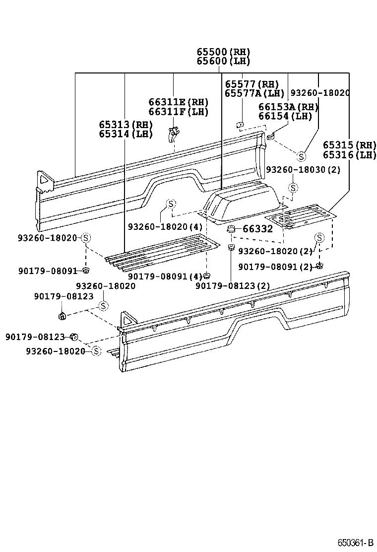  DYNA |  REAR BODY SIDE PANEL