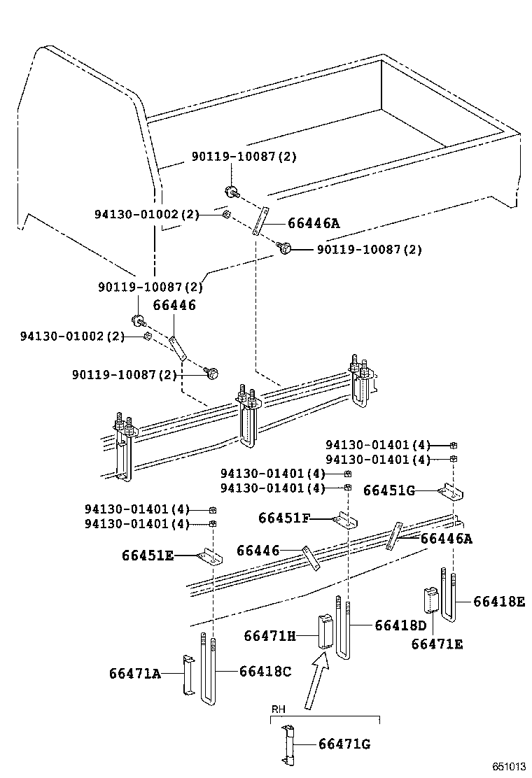  DYNA |  REAR BODY MOUNTING