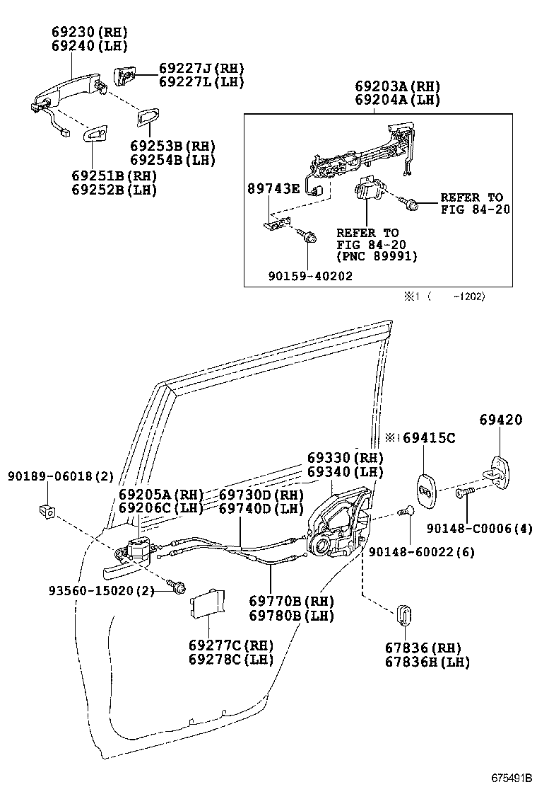  LAND CRUISER CHINA |  REAR DOOR LOCK HANDLE
