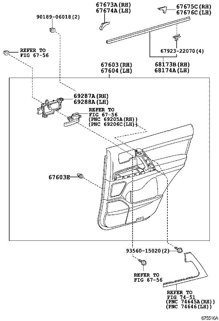  LAND CRUISER CHINA |  REAR DOOR PANEL GLASS