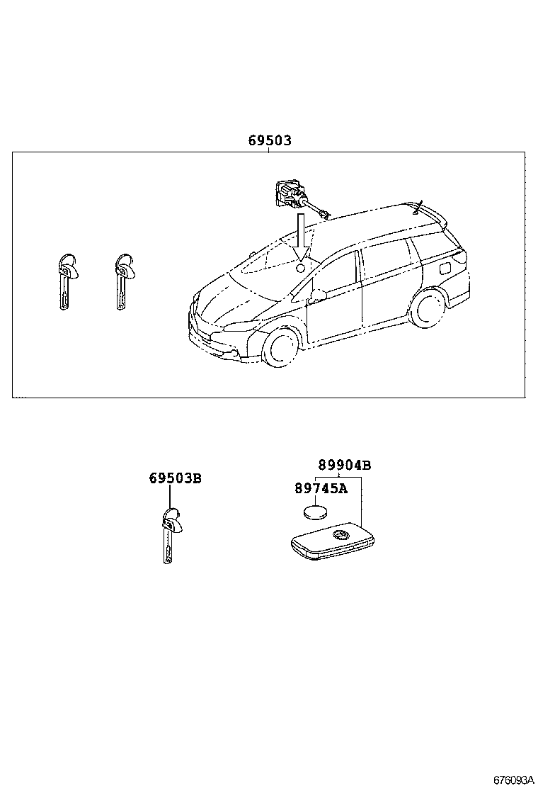  WISH |  LOCK CYLINDER SET