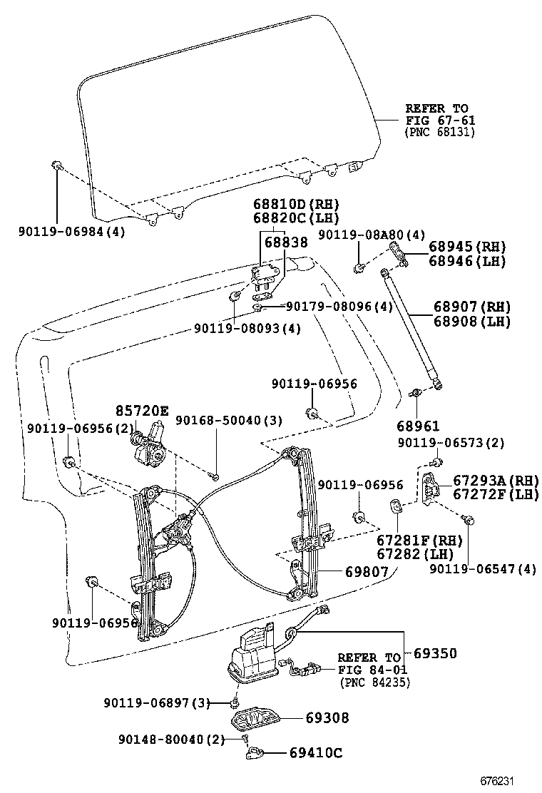  4RUNNER |  BACK DOOR LOCK HINGE
