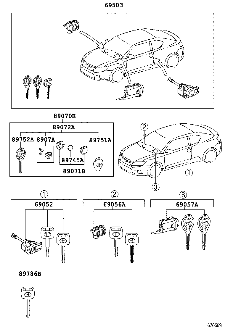  ZELAS |  LOCK CYLINDER SET