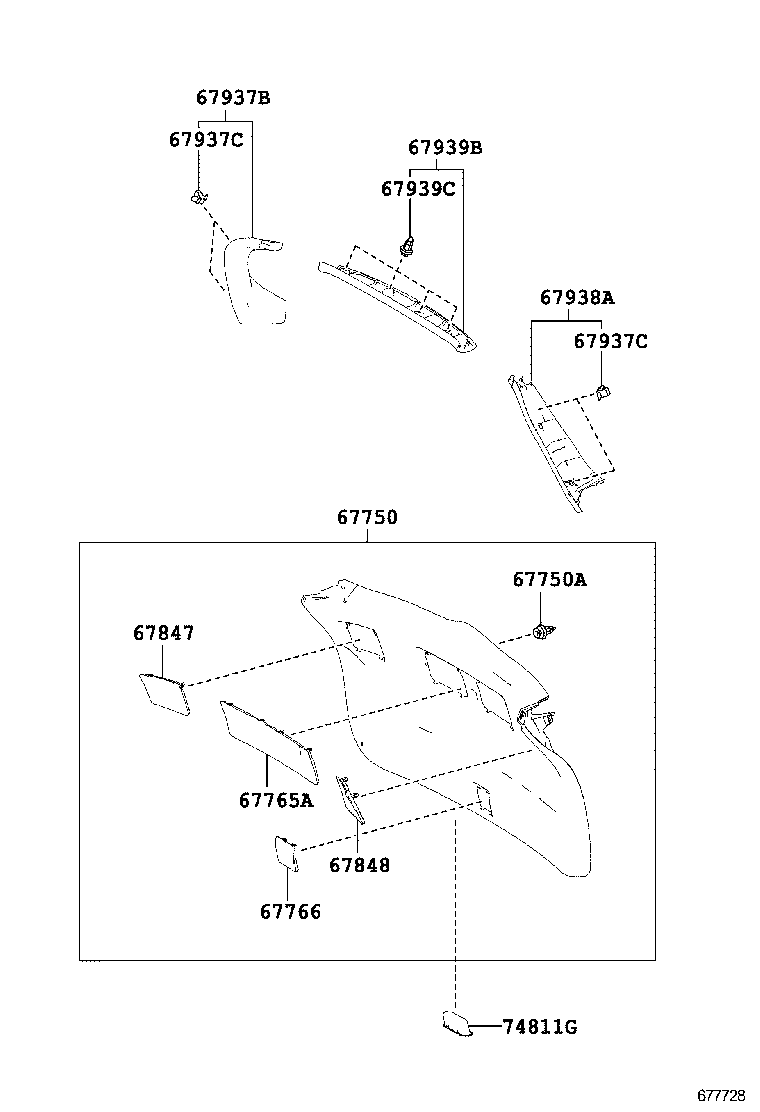  RAV4 |  BACK DOOR PANEL GLASS
