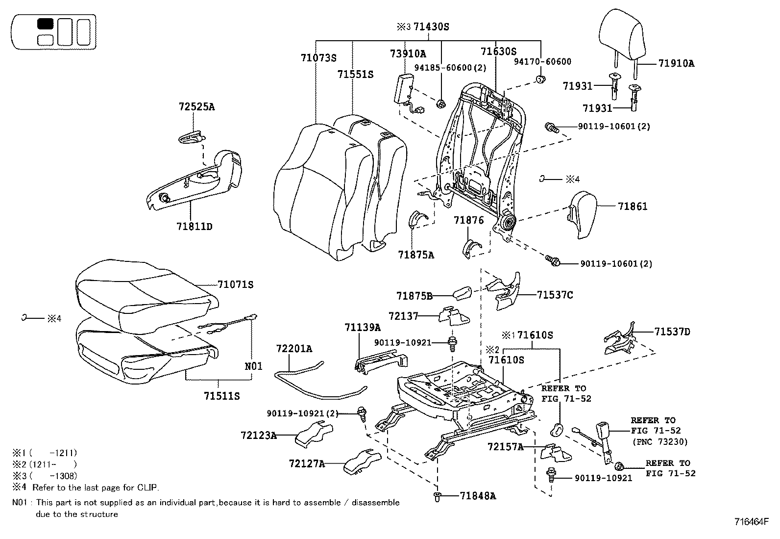  4RUNNER |  SEAT SEAT TRACK