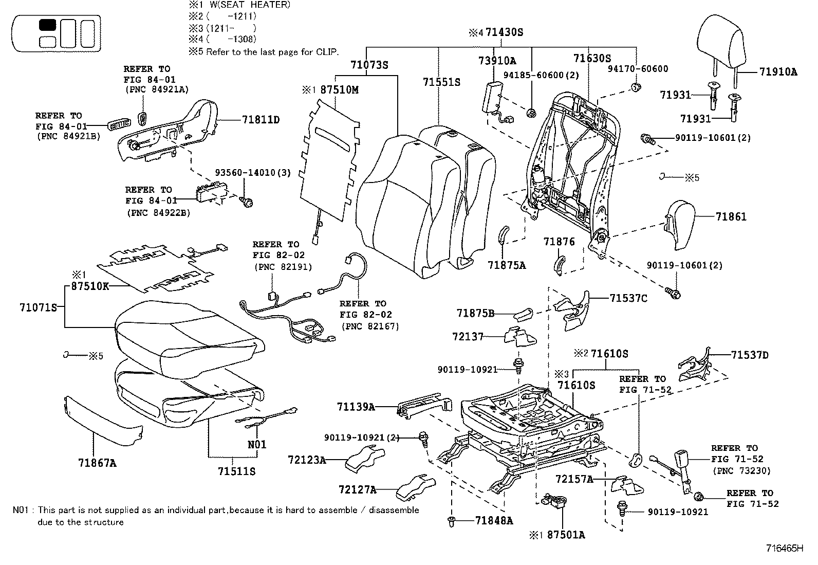  4RUNNER |  SEAT SEAT TRACK