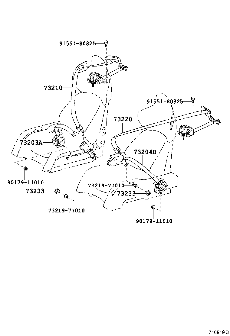  LFA |  SEAT BELT CHILD RESTRAINT SEAT