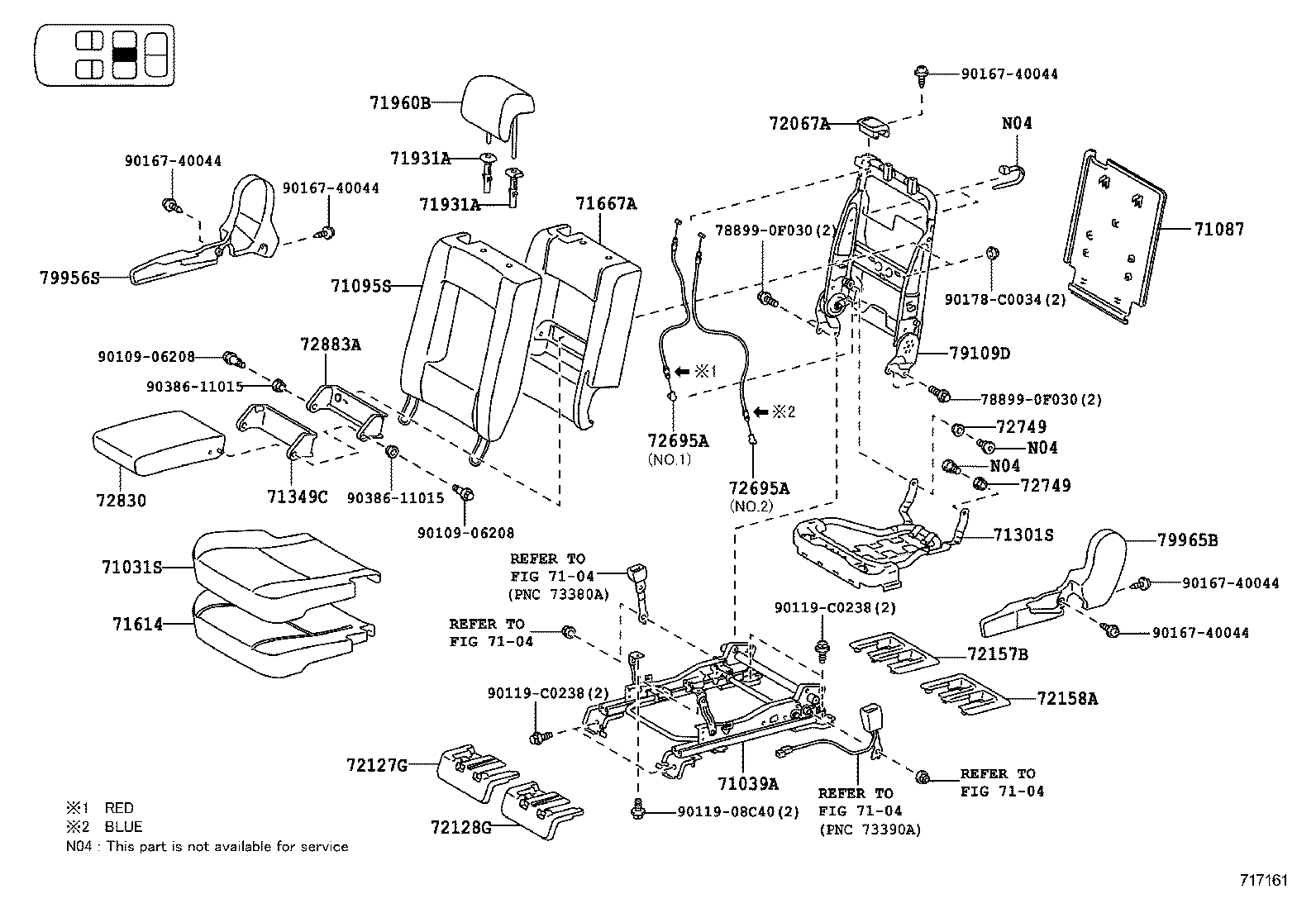  EZ |  REAR SEAT SEAT TRACK