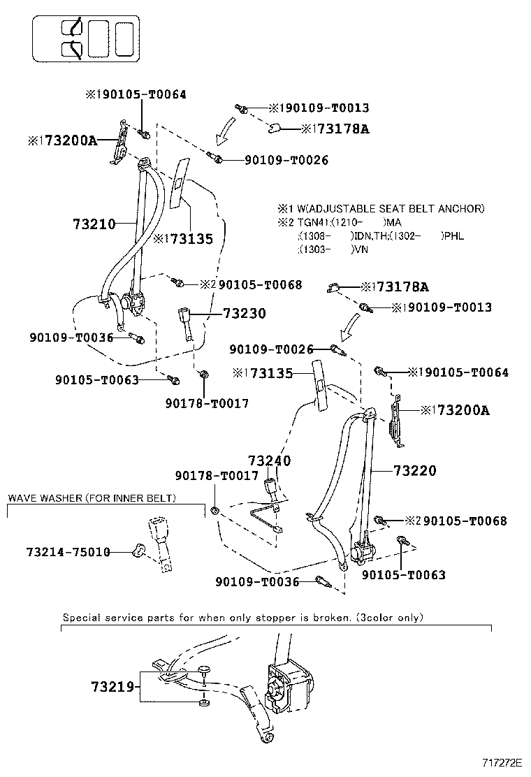  INNOVA KIJANG |  SEAT BELT
