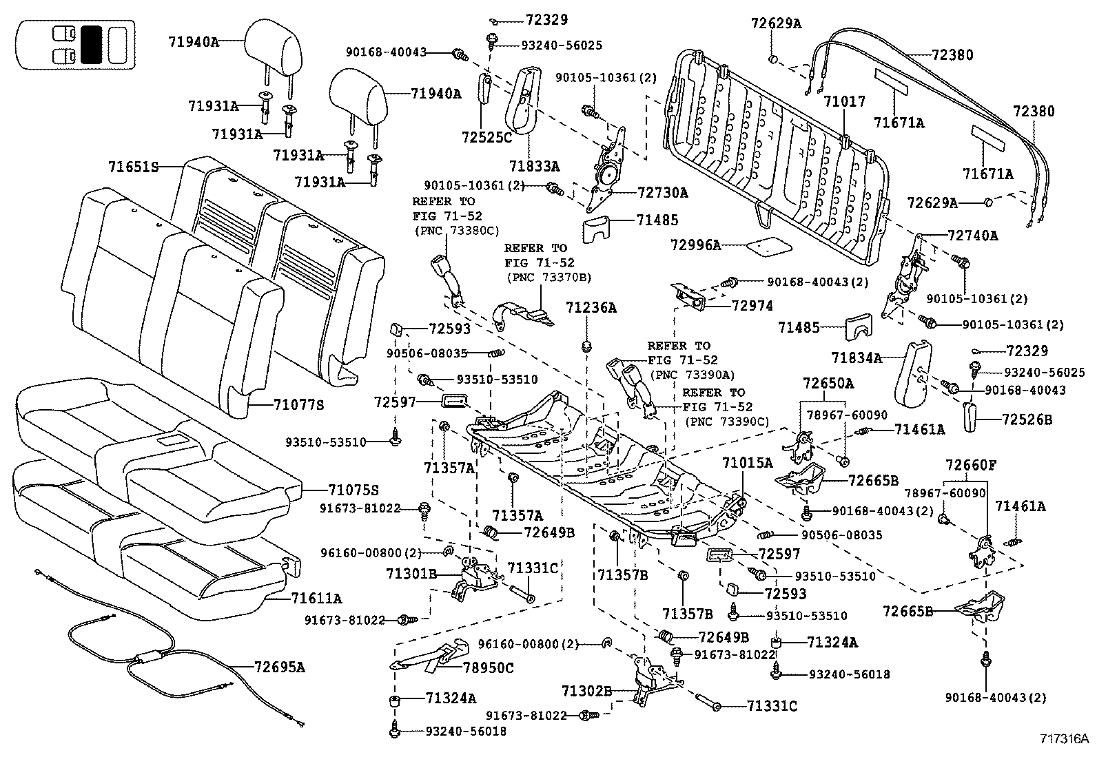  LAND CRUISER 200 |  SEAT SEAT TRACK
