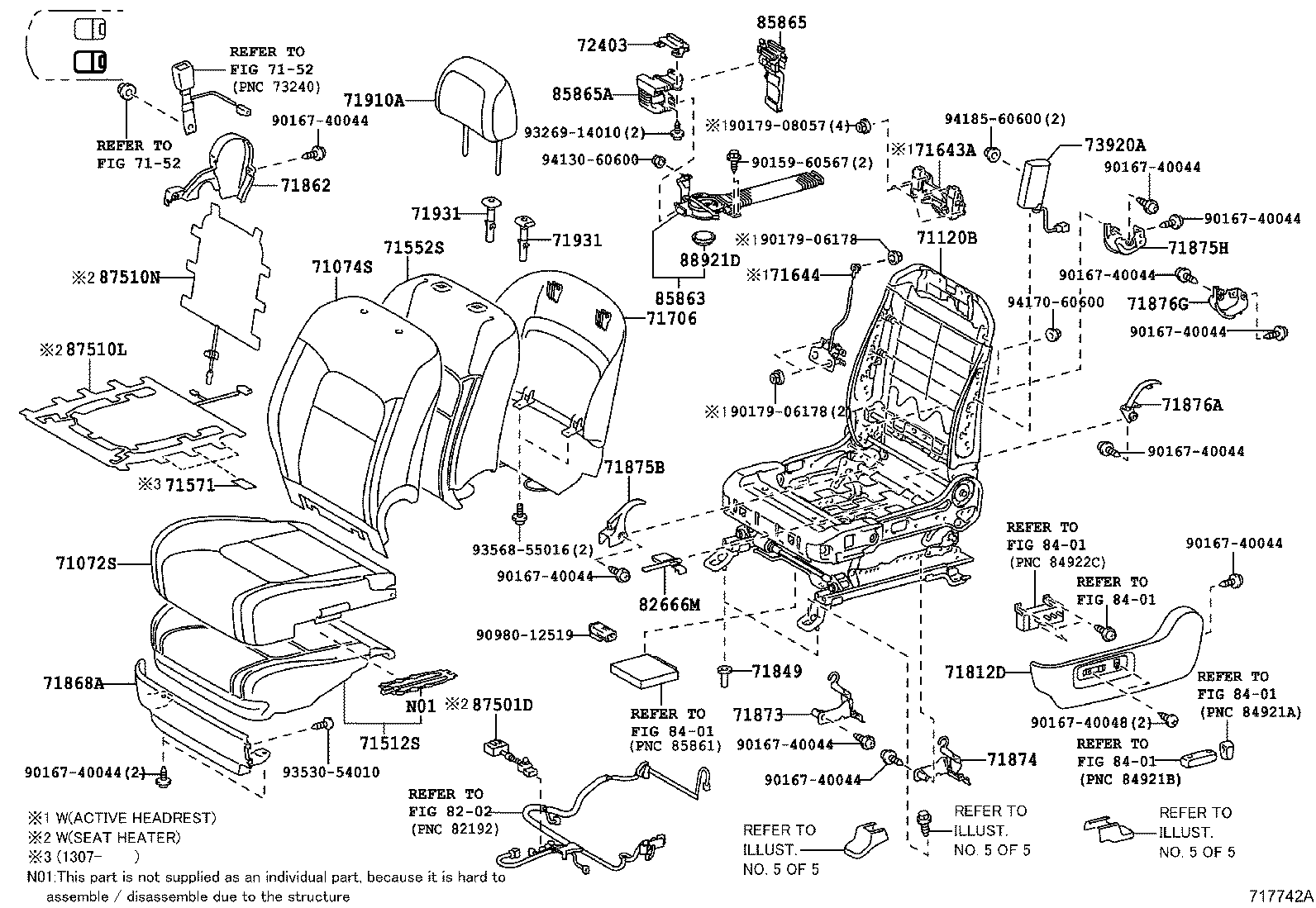  LAND CRUISER 200 |  SEAT SEAT TRACK