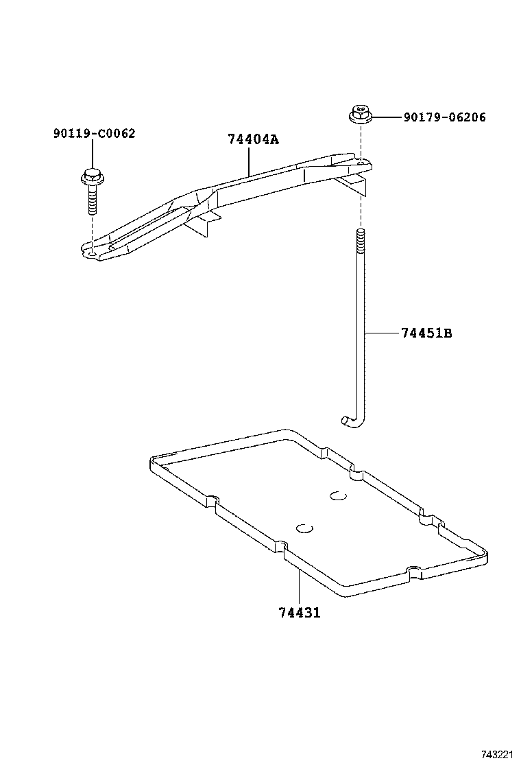  CAMRY HYBRID CHINA |  BATTERY CARRIER
