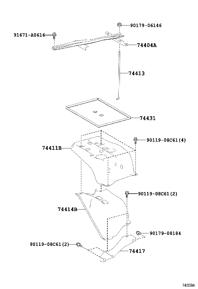  RAV4 |  BATTERY CARRIER