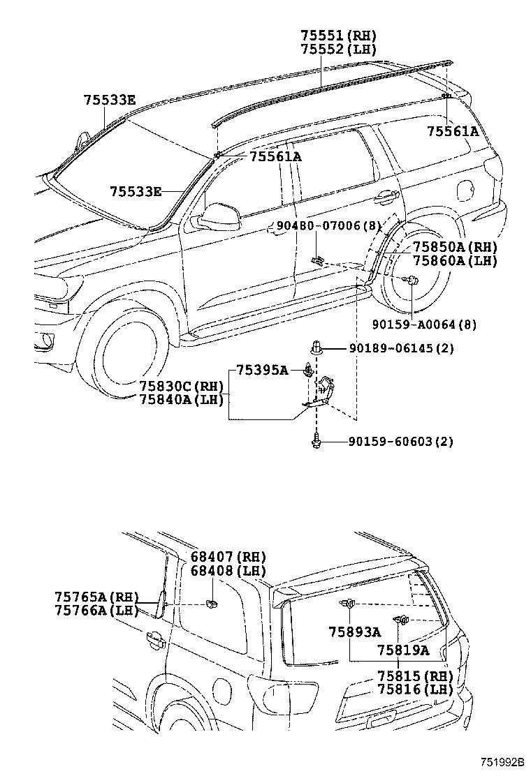  SEQUOIA |  MOULDING