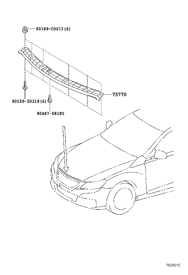  REIZ |  FRONT MOULDING