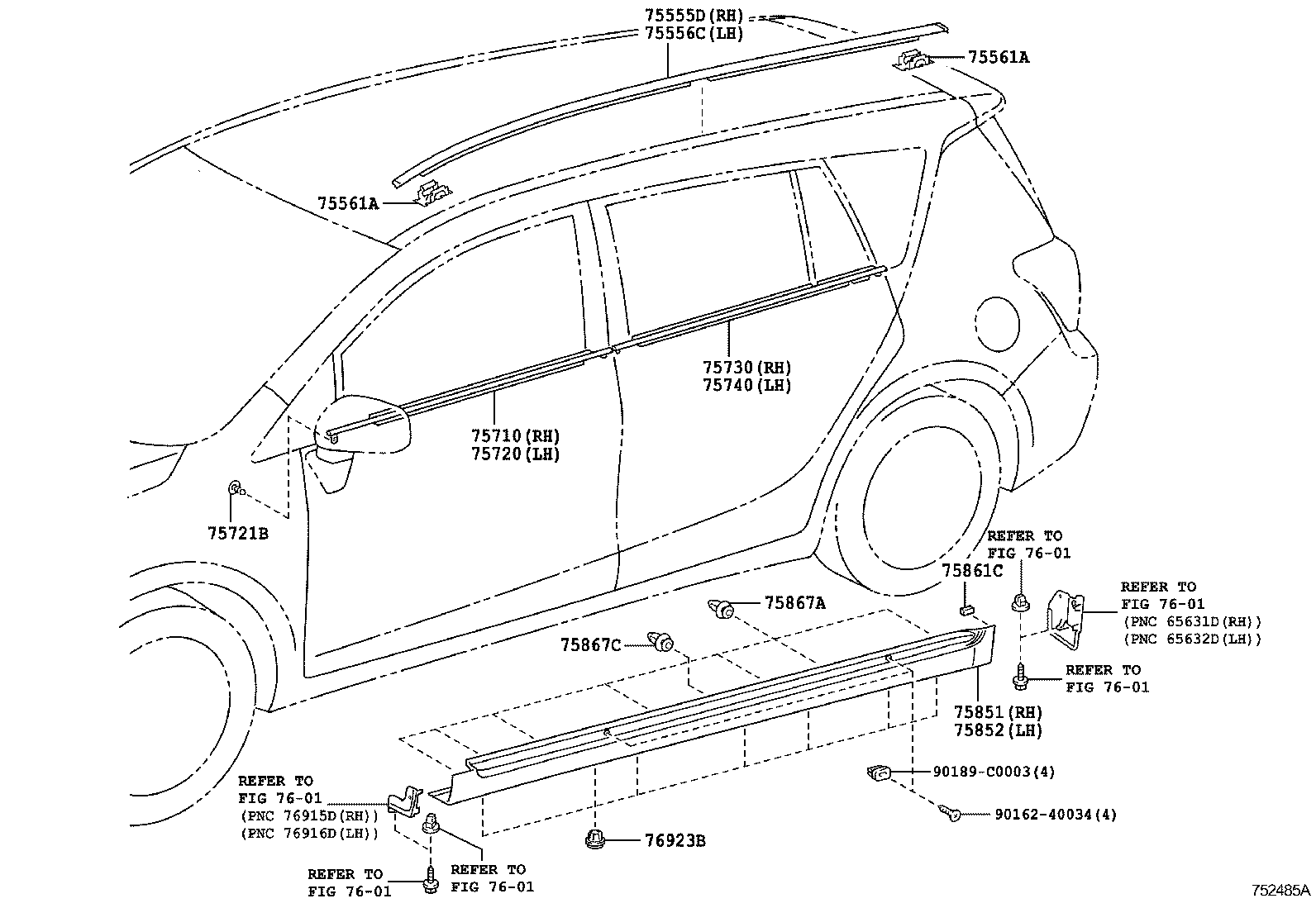  EZ |  SIDE MOULDING
