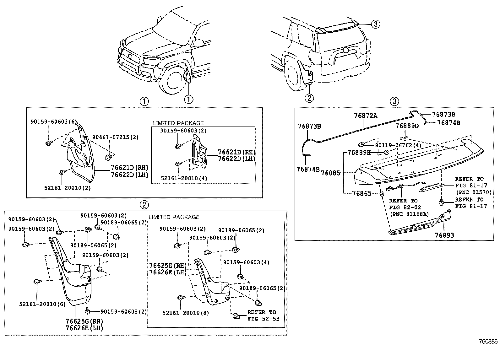  4RUNNER |  SPOILER SIDE MUDGUARD