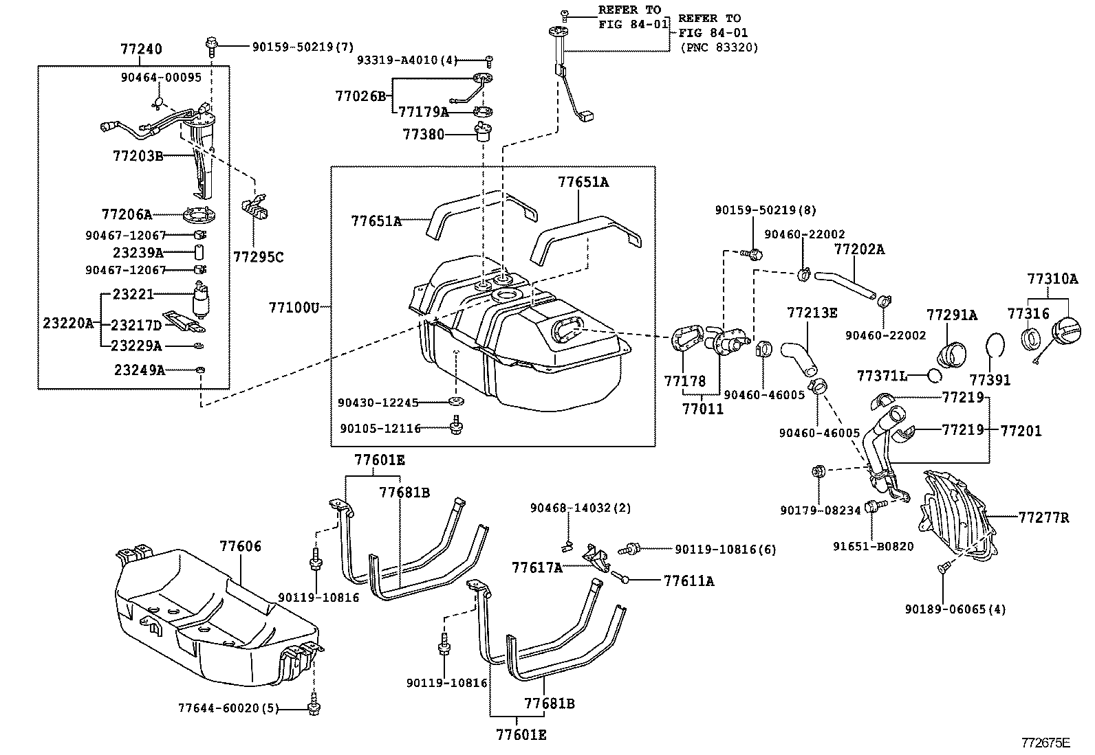  LAND CRUISER PRADO |  FUEL TANK TUBE