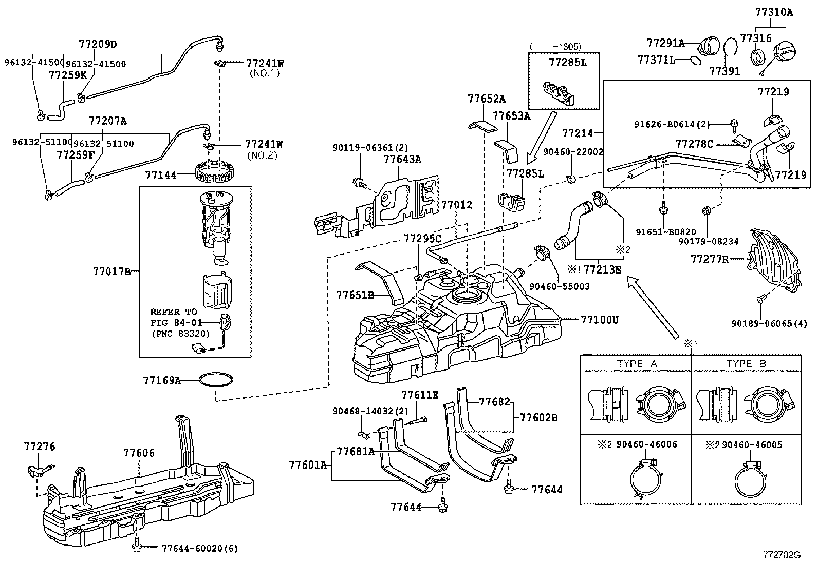  LAND CRUISER PRADO |  FUEL TANK TUBE