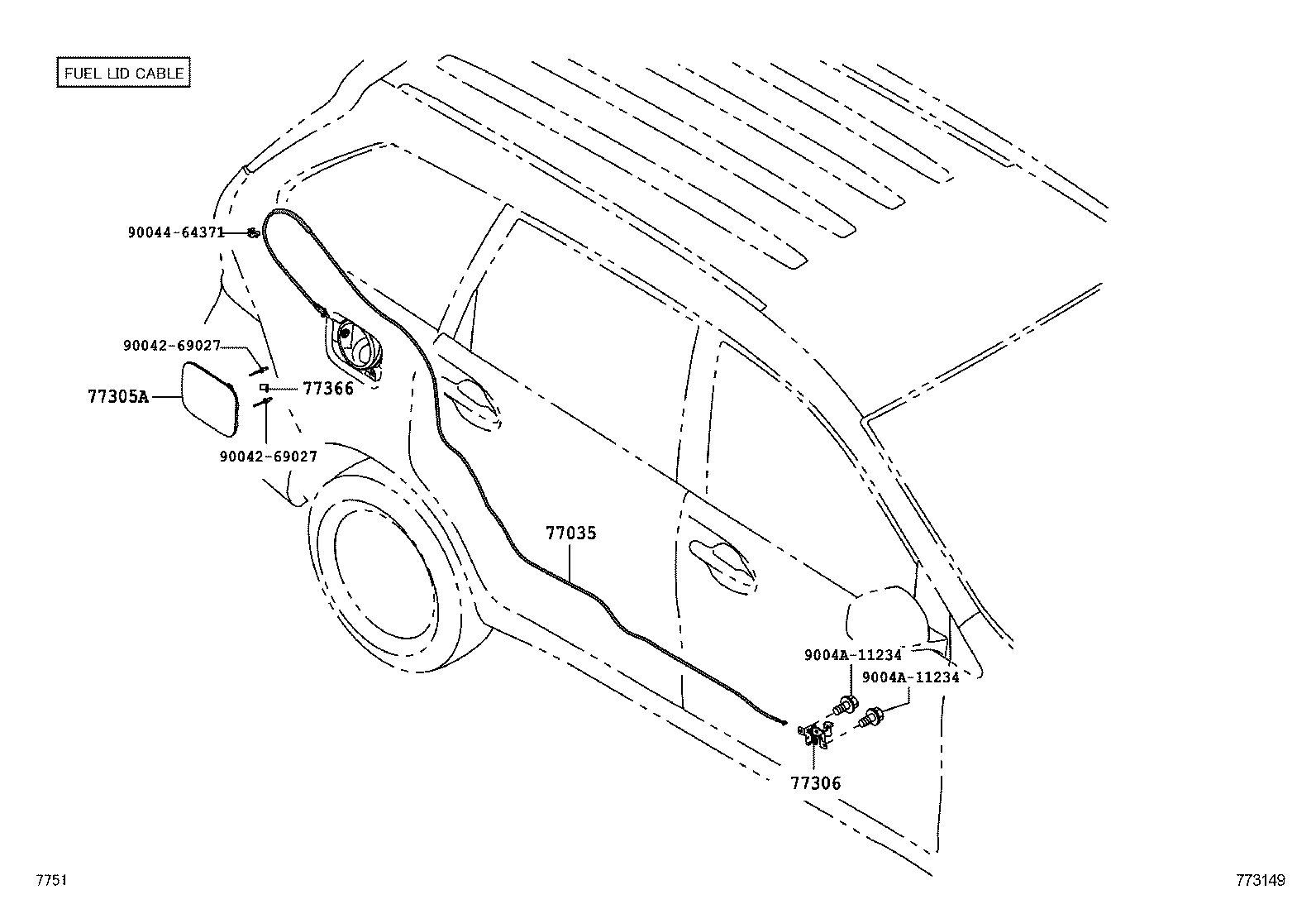  AVANZA |  FUEL TANK TUBE