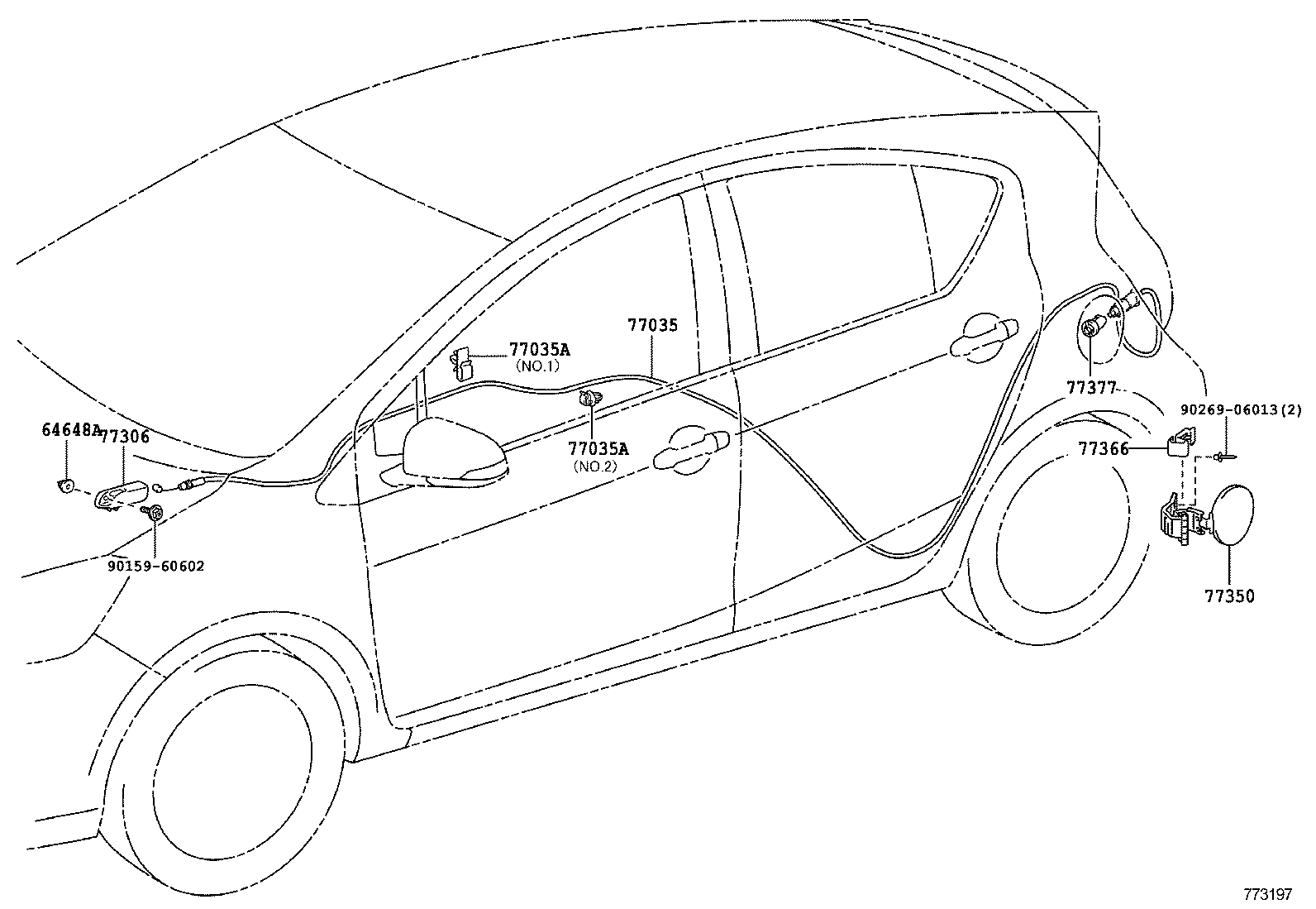  PRIUS C |  FUEL TANK TUBE