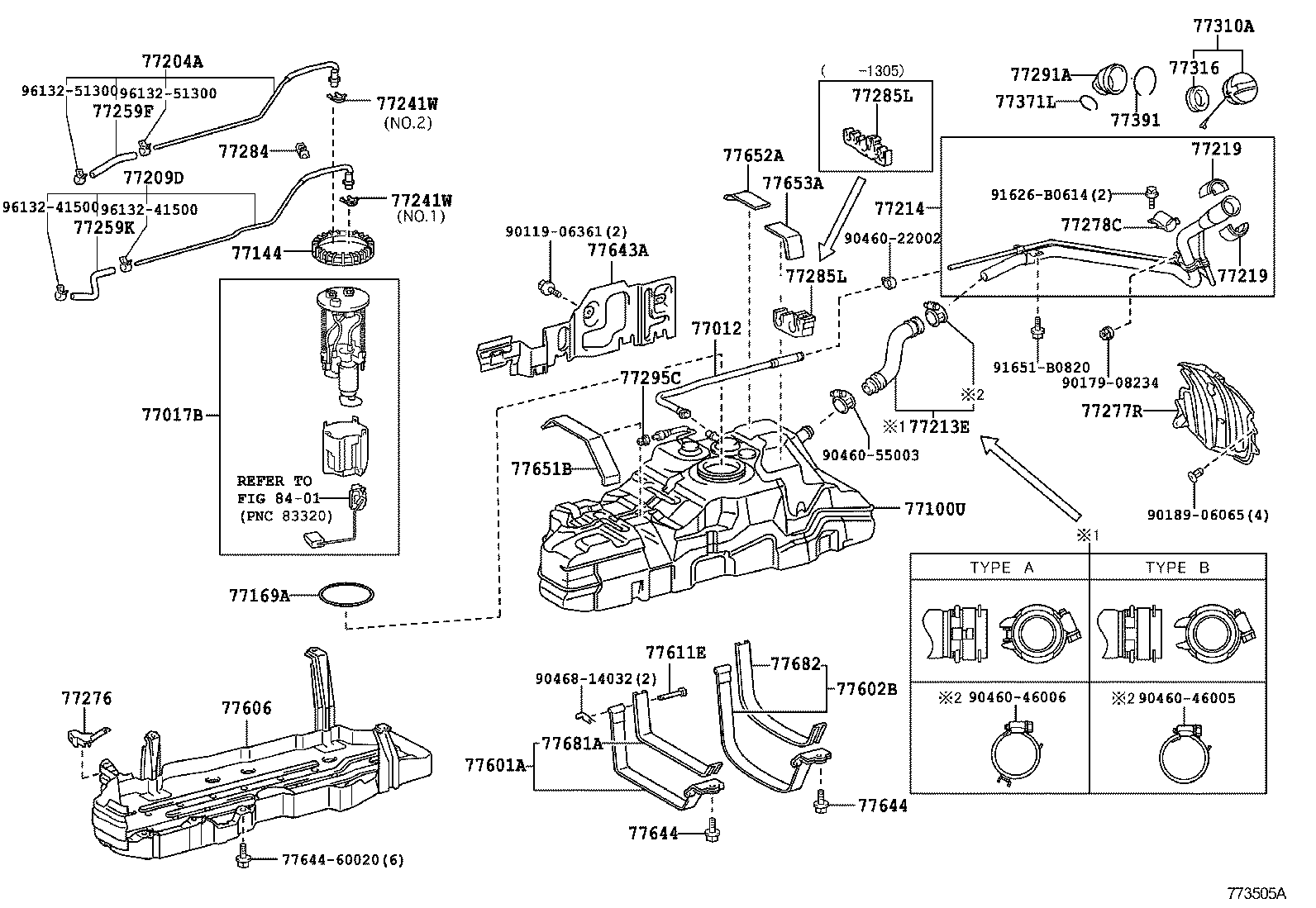  LAND CRUISER PRADO |  FUEL TANK TUBE