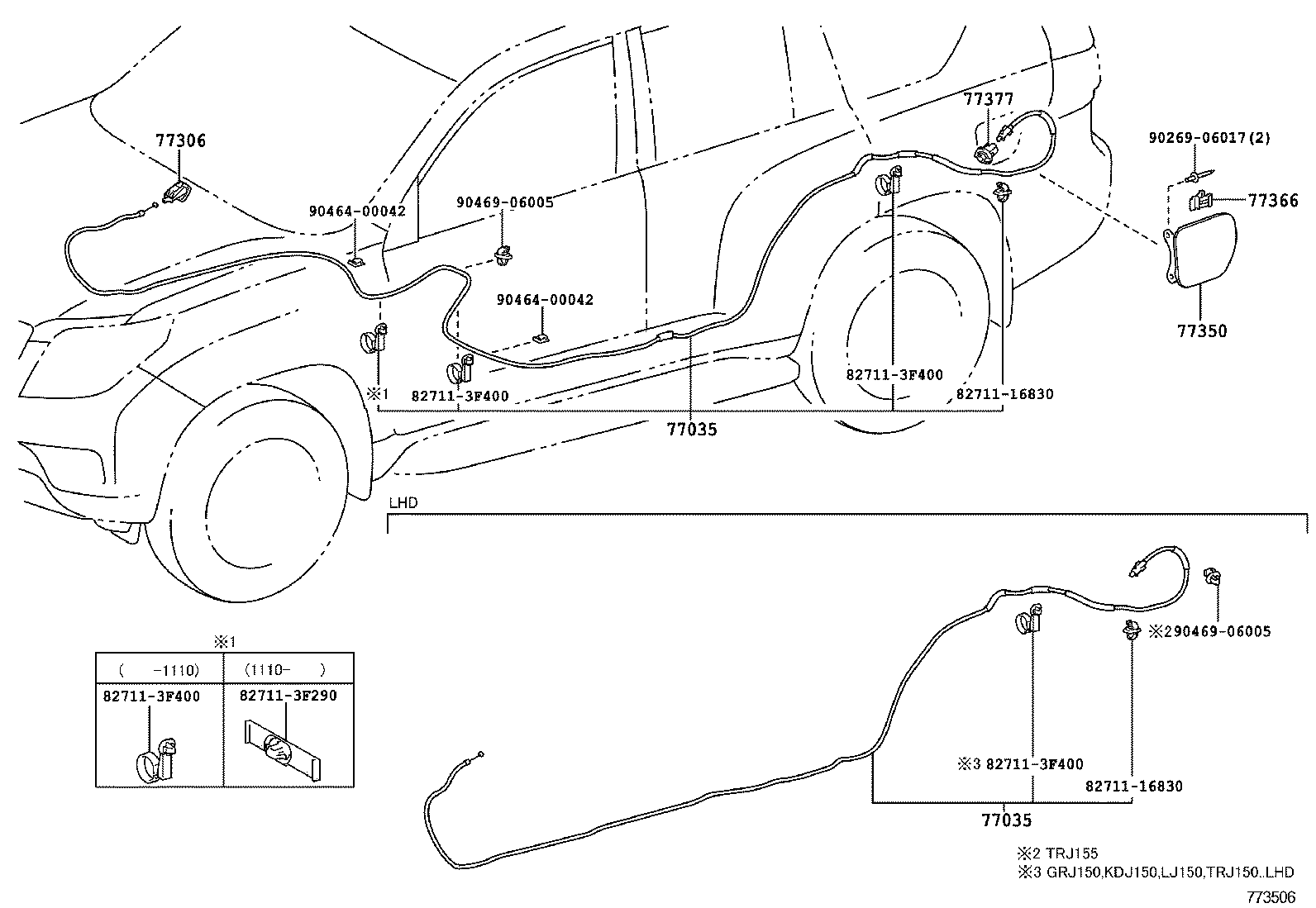  LAND CRUISER PRADO |  FUEL TANK TUBE