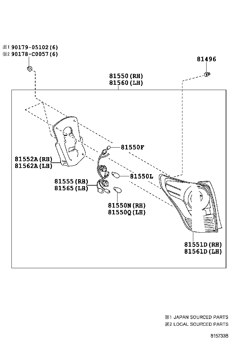  EZ |  REAR COMBINATION LAMP