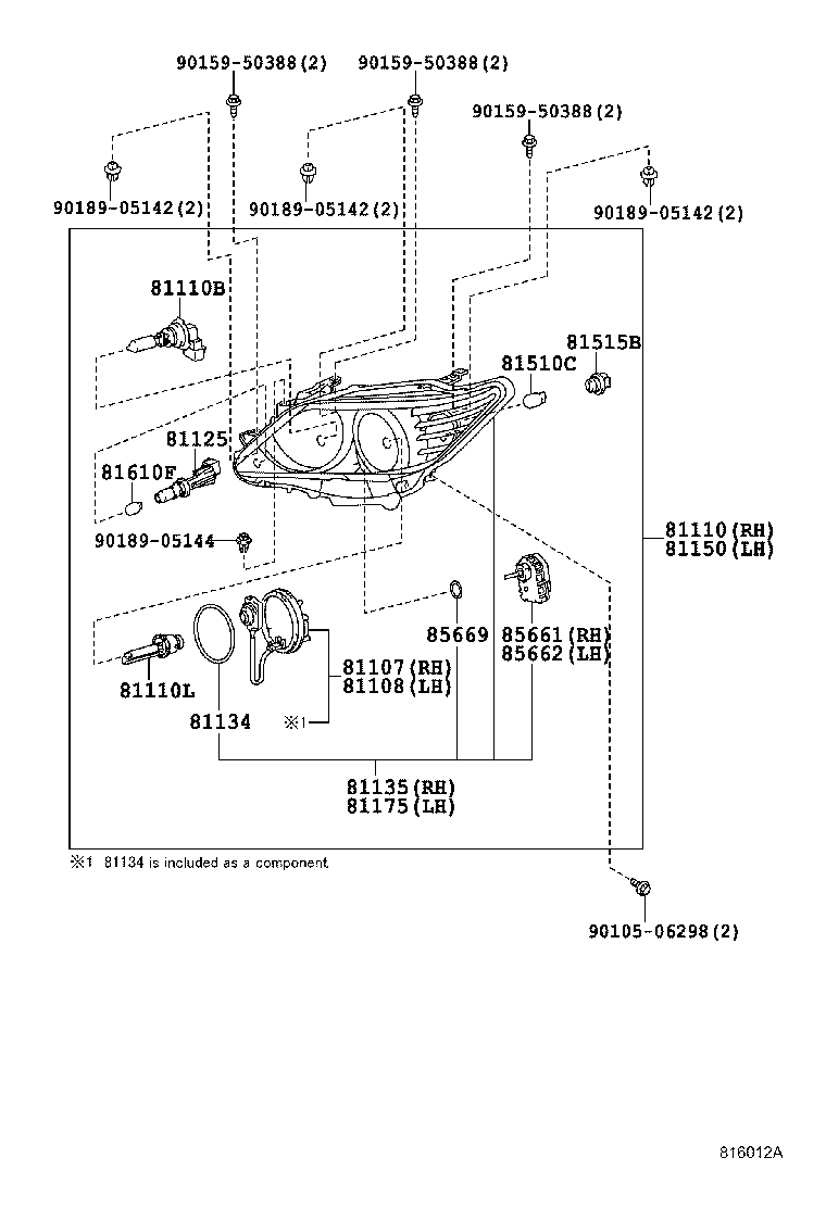  CAMRY HYBRID ASIA |  HEADLAMP