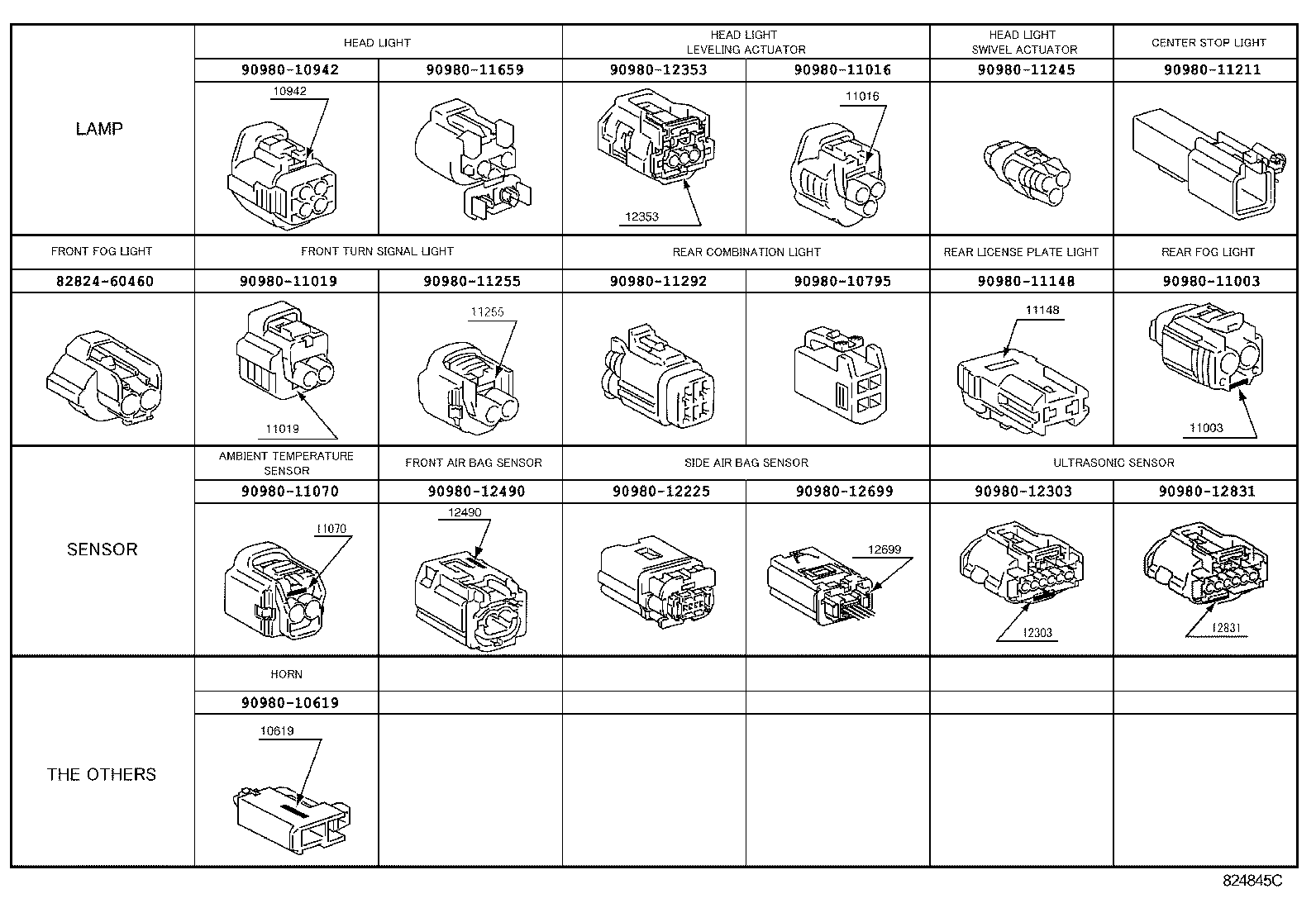 PREVIA TARAGO |  WIRING CLAMP
