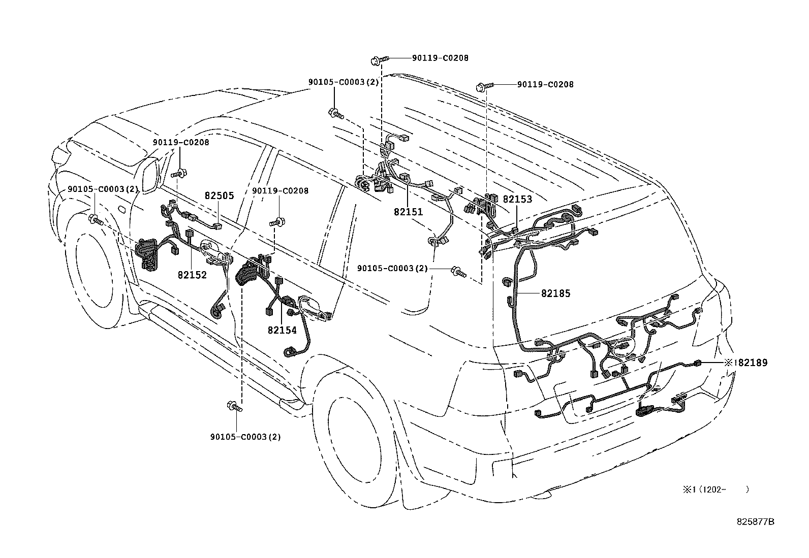  LAND CRUISER CHINA |  WIRING CLAMP