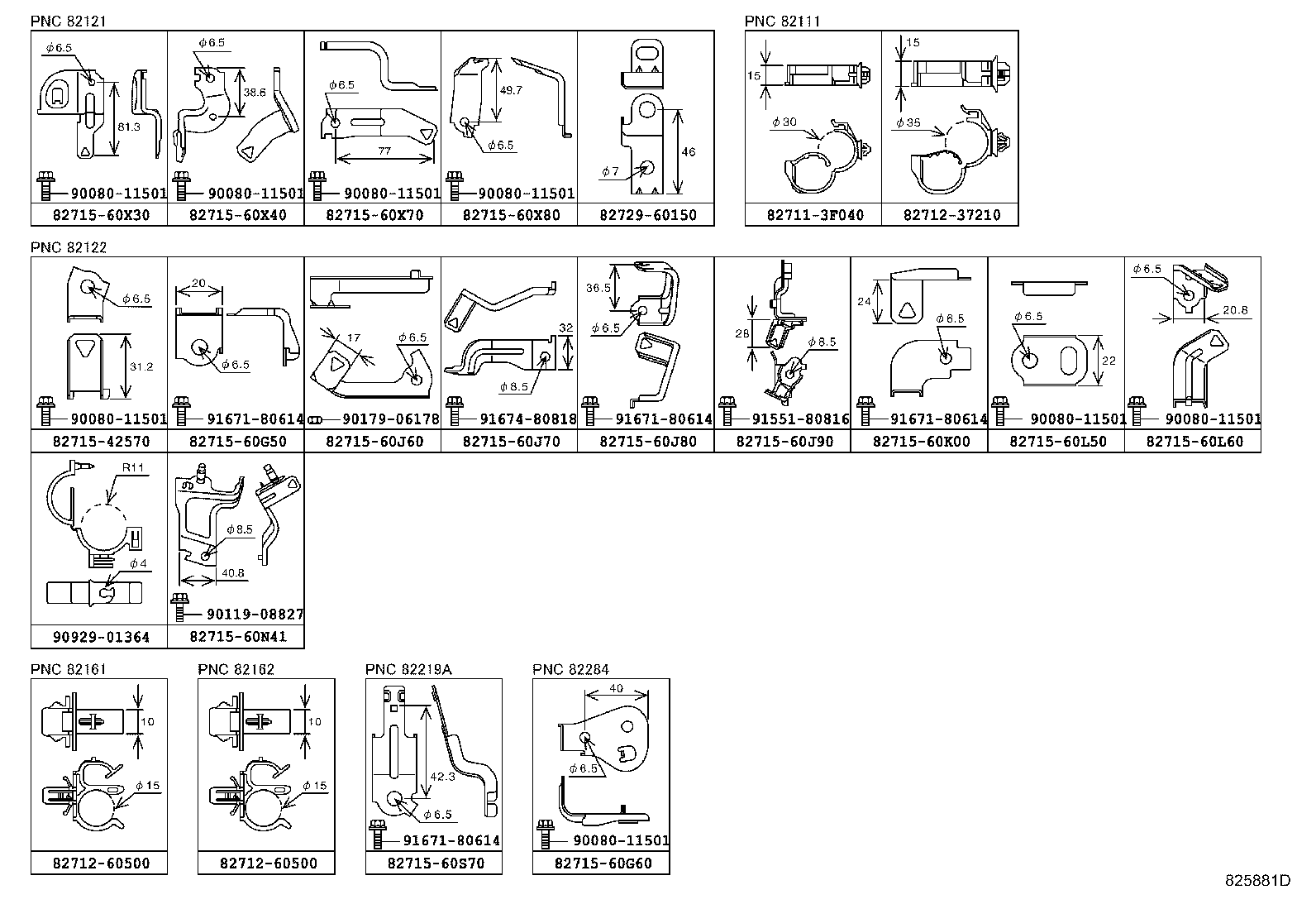  LAND CRUISER CHINA |  WIRING CLAMP