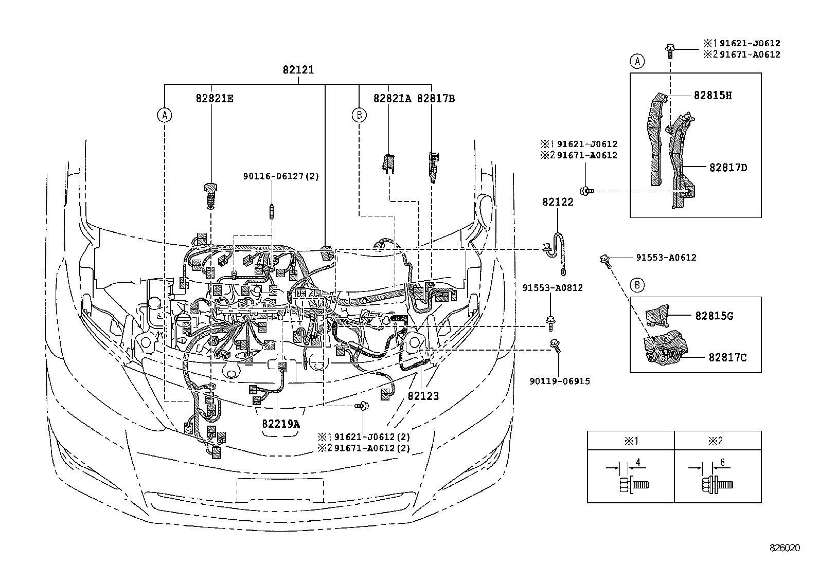  ALPHARD VELLFIRE HV |  WIRING CLAMP