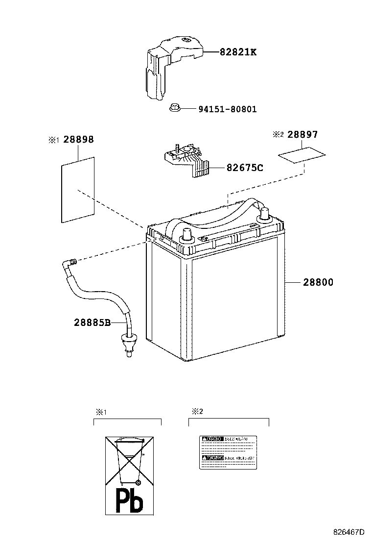  PRIUS |  BATTERY BATTERY CABLE