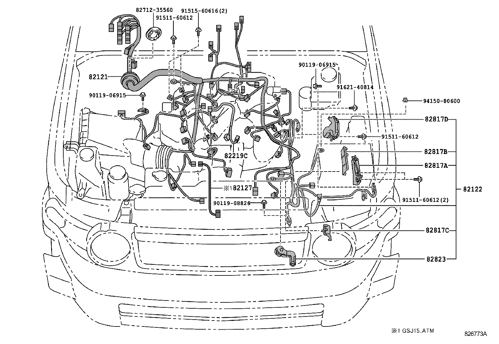  FJ CRUISER |  WIRING CLAMP
