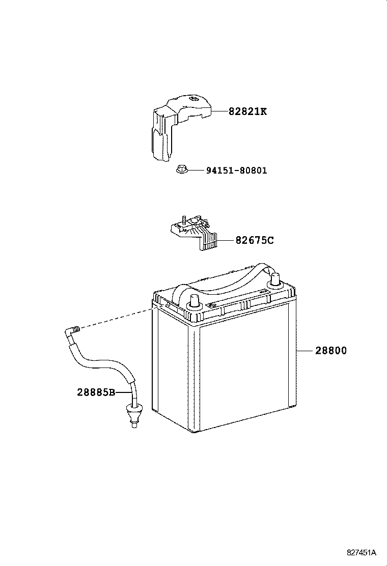  PRIUS V |  BATTERY BATTERY CABLE