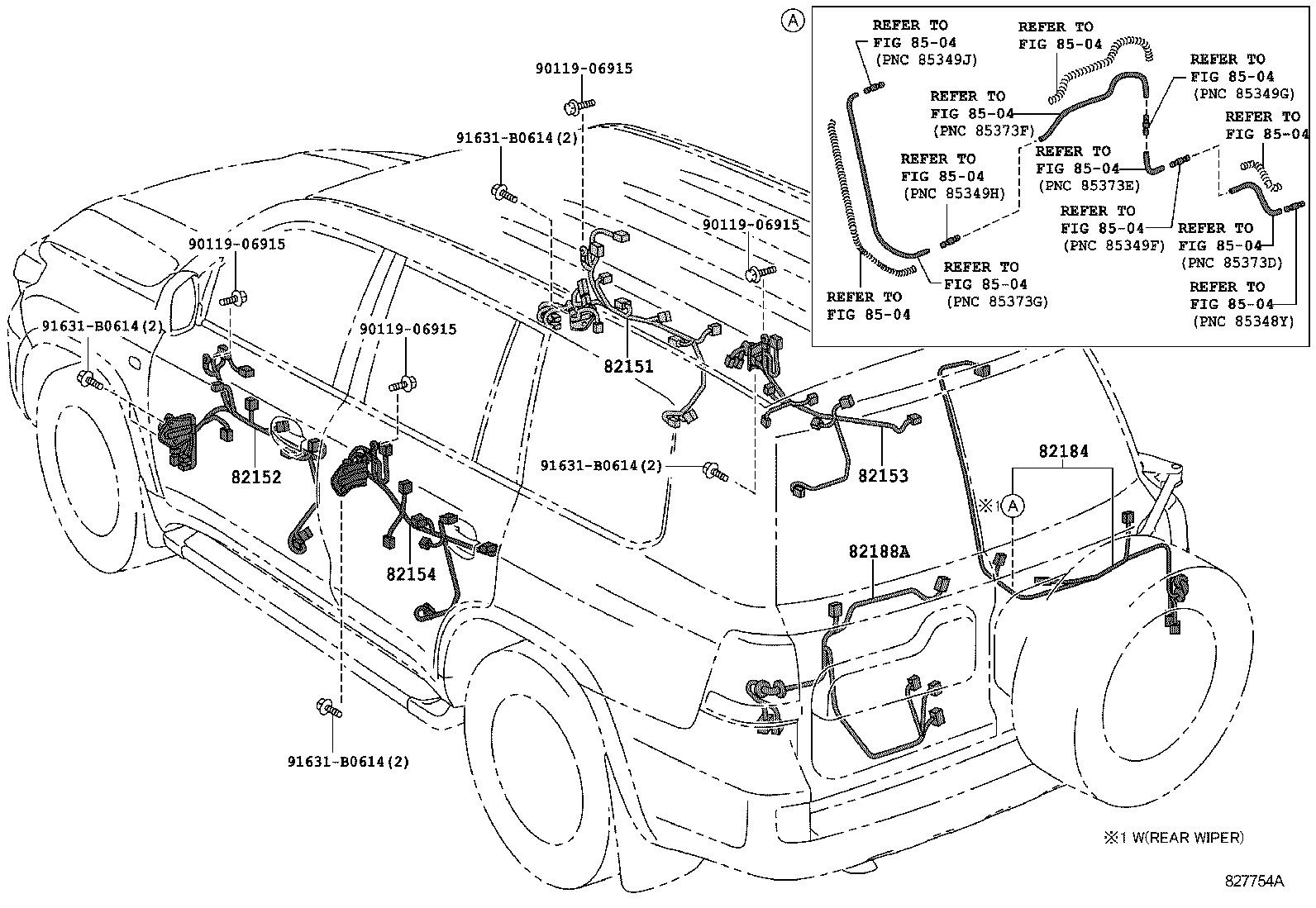  LAND CRUISER 200 |  WIRING CLAMP