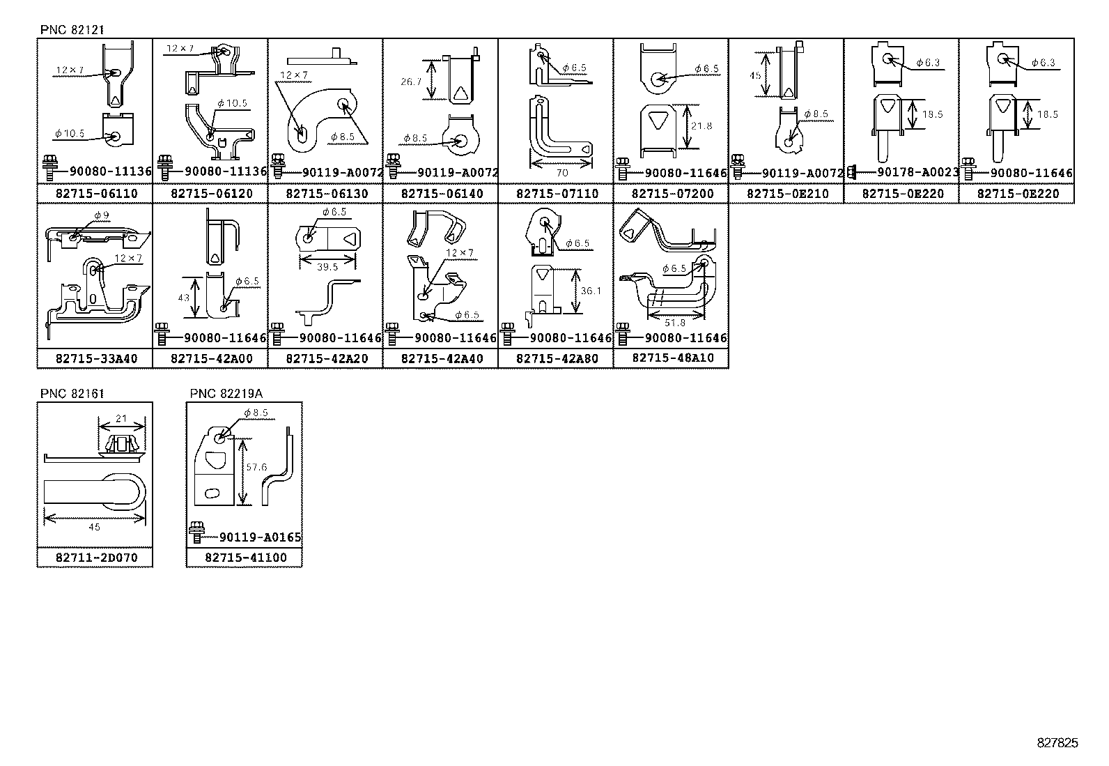  SIENNA |  WIRING CLAMP