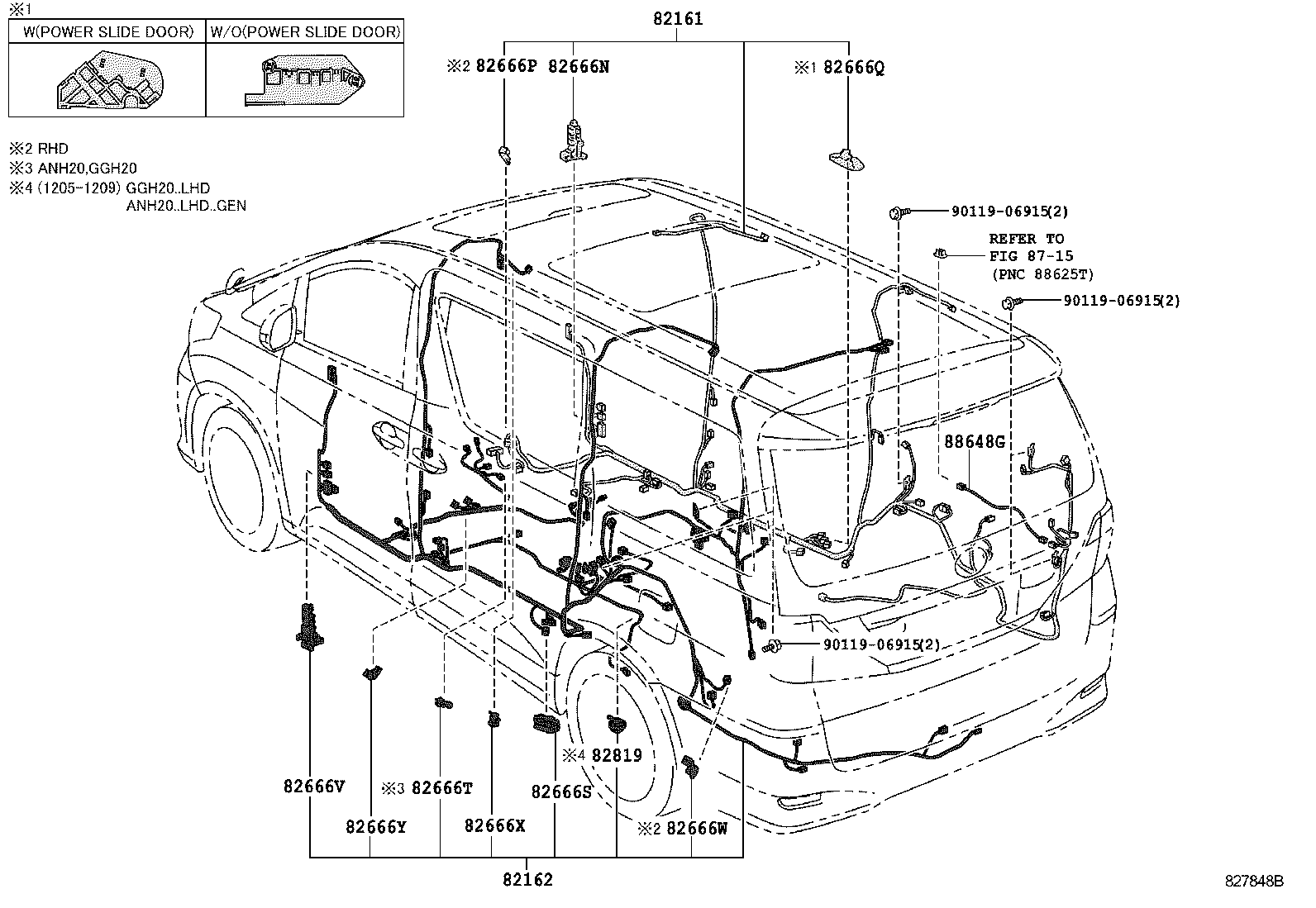  ALPHARD VELLFIRE HV |  WIRING CLAMP