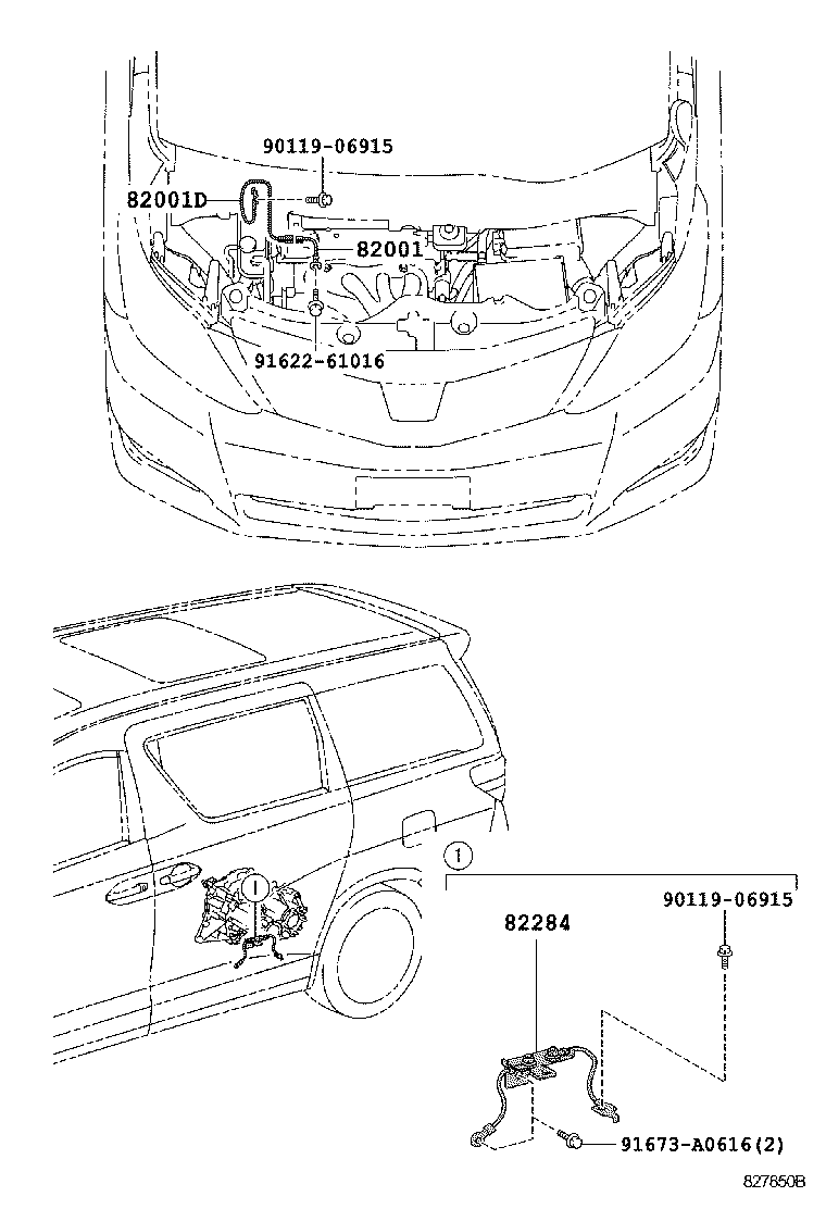  ALPHARD VELLFIRE HV |  WIRING CLAMP