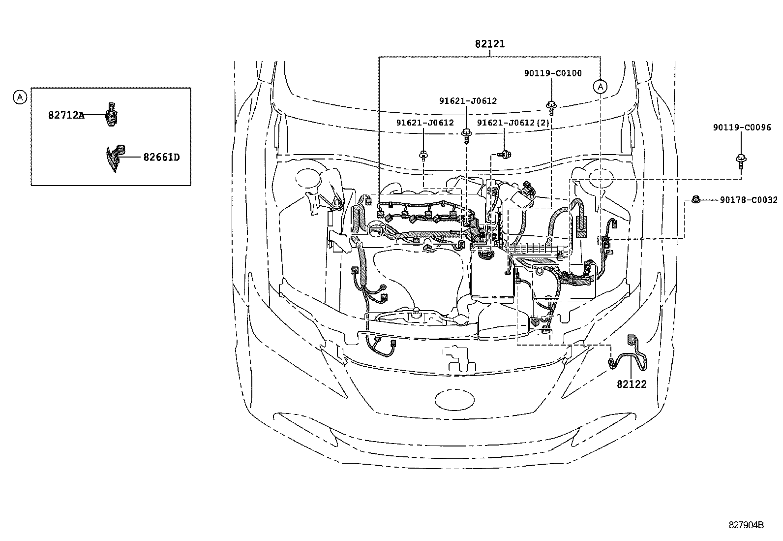  CAMRY HYBRID CHINA |  WIRING CLAMP