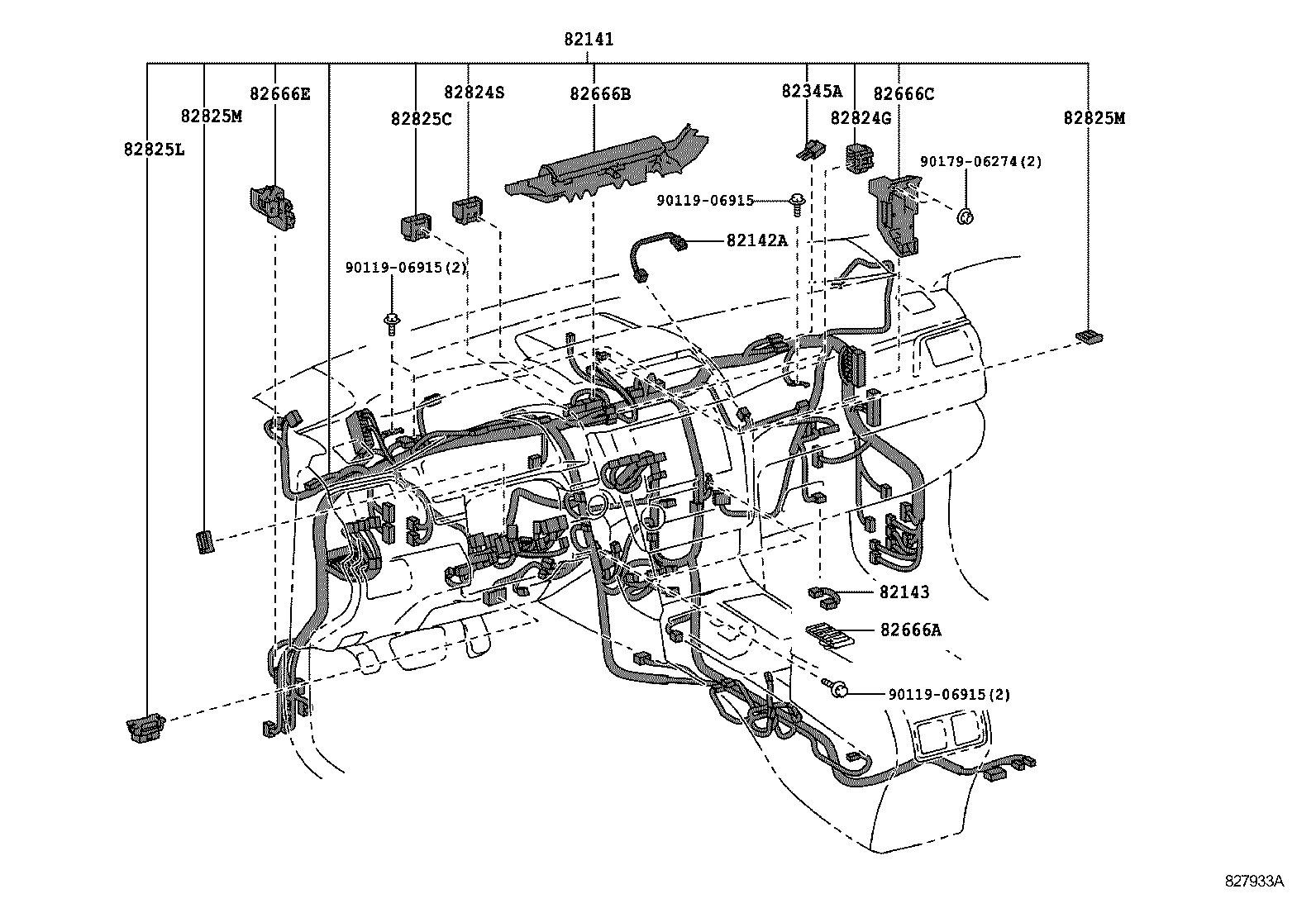  CAMRY AURION HV ARL |  WIRING CLAMP